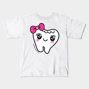 cute tooth cartoon Kids T-Shirt